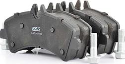 BSG BSG 60-200-009 - Комплект спирачно феродо, дискови спирачки vvparts.bg