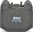 BSG BSG 60-200-030 - Комплект спирачно феродо, дискови спирачки vvparts.bg