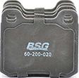 BSG BSG 60-200-020 - Комплект спирачно феродо, дискови спирачки vvparts.bg