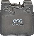 BSG BSG 60-200-022 - Комплект спирачно феродо, дискови спирачки vvparts.bg