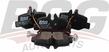 BSG BSG 60-202-008 - Комплект спирачно феродо, дискови спирачки vvparts.bg