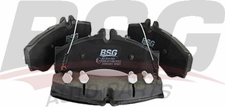 BSG BSG 60-202-003 - Комплект спирачно феродо, дискови спирачки vvparts.bg