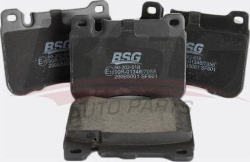 BSG BSG 60-202-018 - Комплект спирачно феродо, дискови спирачки vvparts.bg