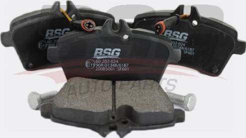 BSG BSG 60-202-024 - Комплект спирачно феродо, дискови спирачки vvparts.bg