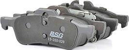 BSG BSG 15-200-029 - Комплект спирачно феродо, дискови спирачки vvparts.bg