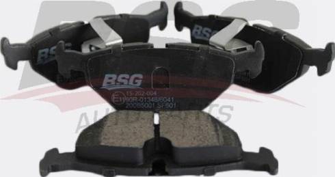 BSG BSG 15-202-004 - Комплект спирачно феродо, дискови спирачки vvparts.bg