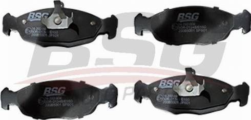 BSG BSG 16-202-008 - Комплект спирачно феродо, дискови спирачки vvparts.bg