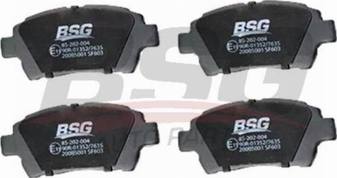 BSG BSG 85-202-004 - Комплект спирачно феродо, дискови спирачки vvparts.bg