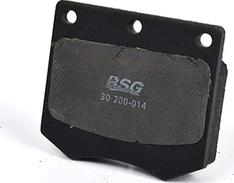 BSG BSG 30-200-014 - Комплект спирачно феродо, дискови спирачки vvparts.bg