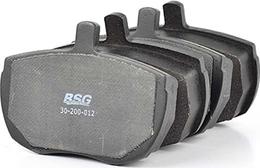 BSG BSG 30-200-012 - Комплект спирачно феродо, дискови спирачки vvparts.bg