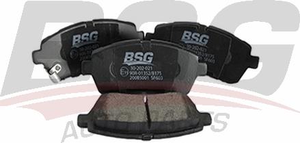 BSG BSG 30-202-021 - Комплект спирачно феродо, дискови спирачки vvparts.bg
