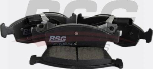 BSG BSG 25-202-004 - Комплект спирачно феродо, дискови спирачки vvparts.bg