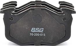 BSG BSG 70-200-015 - Комплект спирачно феродо, дискови спирачки vvparts.bg