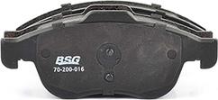 BSG BSG 70-200-016 - Комплект спирачно феродо, дискови спирачки vvparts.bg