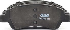 BSG BSG 70-200-011 - Комплект спирачно феродо, дискови спирачки vvparts.bg