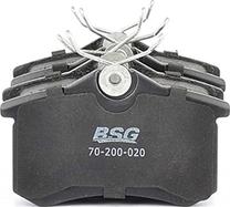 BSG BSG 70-200-020 - Комплект спирачно феродо, дискови спирачки vvparts.bg