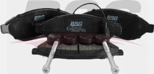 BSG BSG 70-202-018 - Комплект спирачно феродо, дискови спирачки vvparts.bg