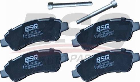 BSG BSG 70-202-020 - Комплект спирачно феродо, дискови спирачки vvparts.bg