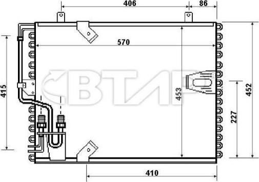 BTAP BBC819-114 - Кондензатор, климатизация vvparts.bg