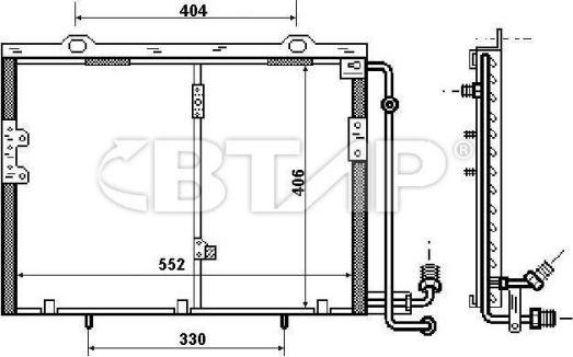 BTAP BMC819-006 - Кондензатор, климатизация vvparts.bg