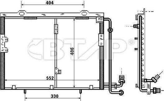 BTAP BMC819-008 - Кондензатор, климатизация vvparts.bg