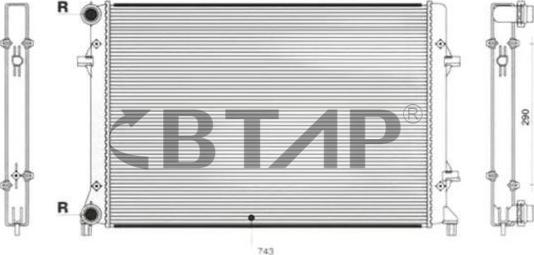 BTAP BVE908-038 - Разширителен съд, охладителна течност vvparts.bg