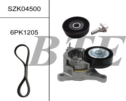 BTE SZK04500 - Комплект пистов ремък vvparts.bg