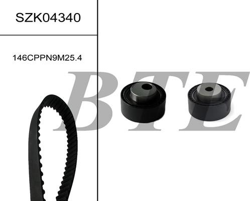 BTE SZK04340 - Комплект ангренажен ремък vvparts.bg