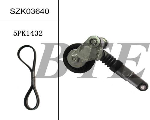 BTE SZK03640 - Комплект пистов ремък vvparts.bg