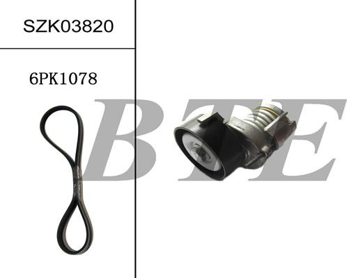 BTE SZK03820 - Комплект пистов ремък vvparts.bg