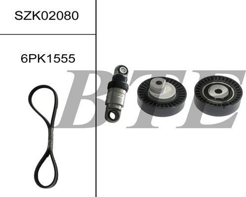 BTE SZK02080 - Комплект пистов ремък vvparts.bg