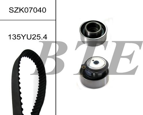 BTE SZK07040 - Комплект ангренажен ремък vvparts.bg