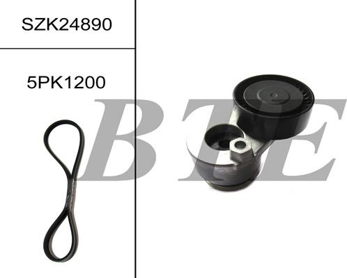 BTE SZK24890 - Комплект пистов ремък vvparts.bg