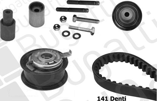 BUGATTI BKCD0598 - Комплект ангренажен ремък vvparts.bg