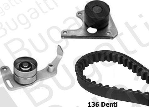 BUGATTI BKCD0123 - Комплект ангренажен ремък vvparts.bg