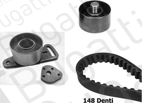 BUGATTI BKCD0394 - Комплект ангренажен ремък vvparts.bg