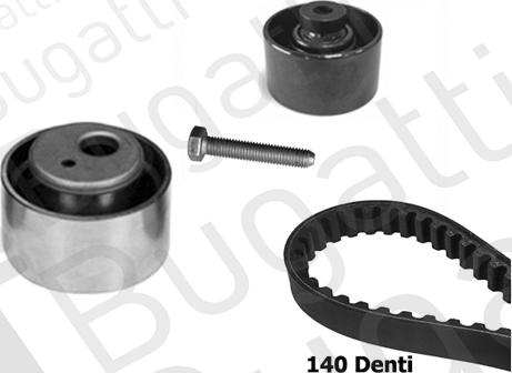 BUGATTI BKCD0358 - Комплект ангренажен ремък vvparts.bg