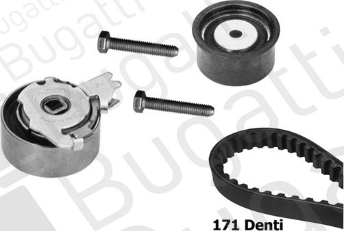 BUGATTI BKCD0368 - Комплект ангренажен ремък vvparts.bg