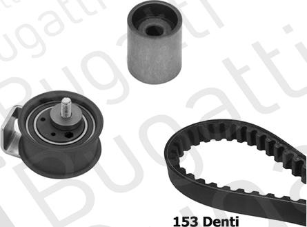 BUGATTI BKCD0275 - Комплект ангренажен ремък vvparts.bg