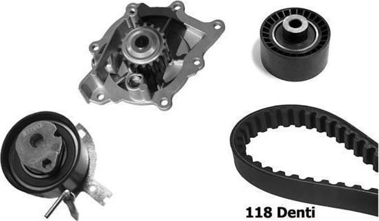 BUGATTI KBU10114A - Водна помпа+ к-кт ангренажен ремък vvparts.bg