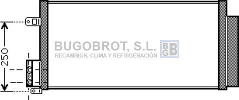 BUGOBROT 62-AL5116 - Кондензатор, климатизация vvparts.bg