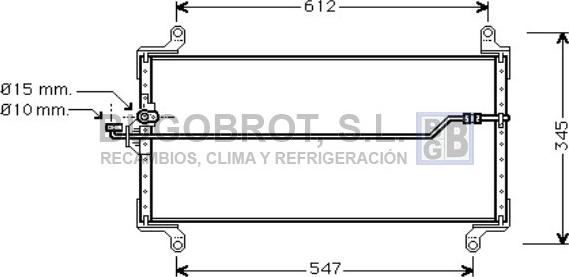 BUGOBROT 62-FT5202 - Кондензатор, климатизация vvparts.bg