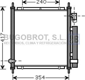 BUGOBROT 62-HD5197 - Кондензатор, климатизация vvparts.bg