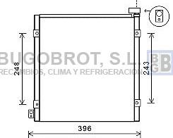 BUGOBROT 62-HD5249 - Кондензатор, климатизация vvparts.bg