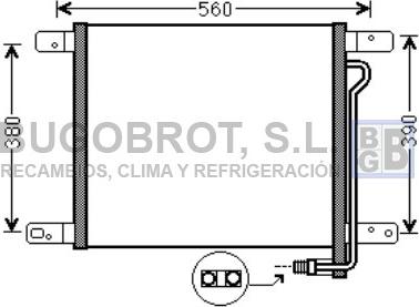 BUGOBROT 62-MN5053 - Кондензатор, климатизация vvparts.bg