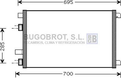 BUGOBROT 62-RT5305 - Кондензатор, климатизация vvparts.bg