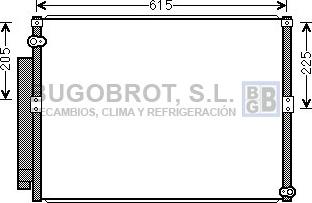 BUGOBROT 62-TO5640 - Кондензатор, климатизация vvparts.bg