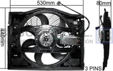 BUGOBROT 18-BM1010 - Вентилатор, охлаждане на двигателя vvparts.bg