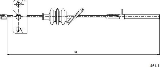 Cabor 461.1 - Жило, ръчна спирачка vvparts.bg