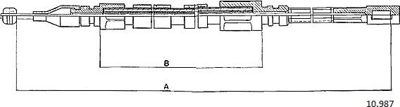 Cabor 10.987 - Жило, ръчна спирачка vvparts.bg